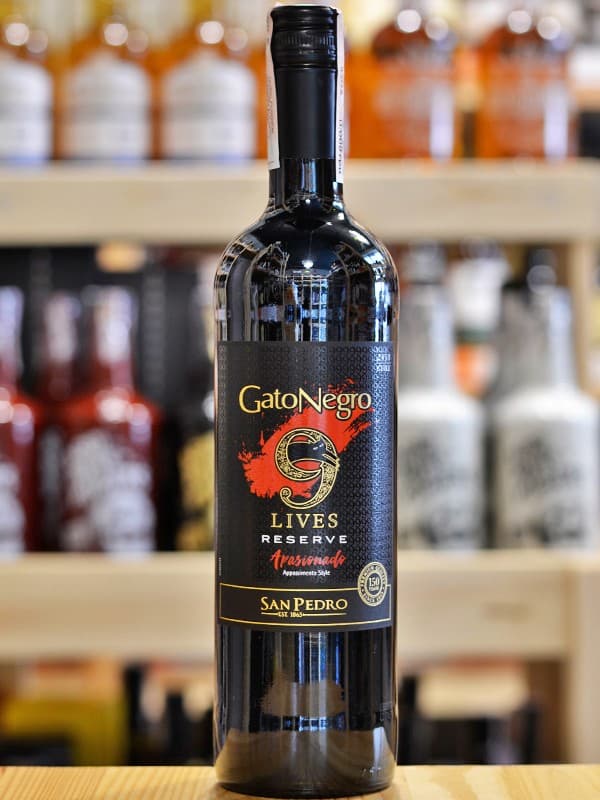 Вино Гато Негро, Апасіонадо, Резерва / Gato Negro, Apasionado, Reserve, San Pedro, червоне сухе 0.75л
