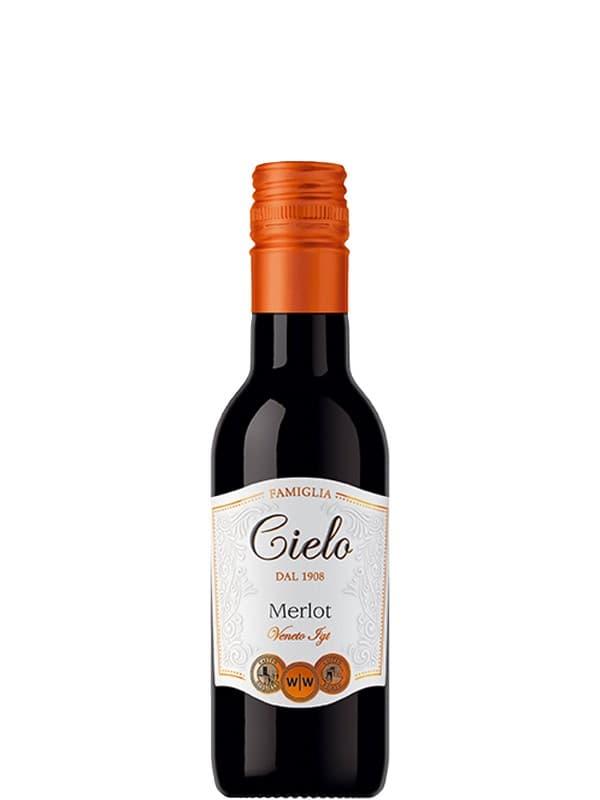 Вино Мерло / Merlot, Cielo e Terra, червоне сухе 0.187л