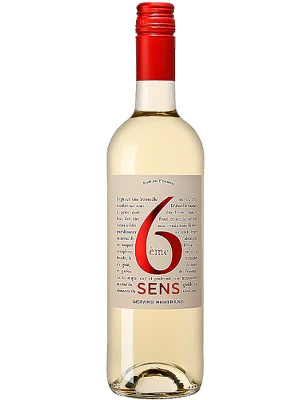Вино Шосте Відчуття, Блан / 6eme Sens, Blanc, Gerard Bertrand, біле сухе 0.75л