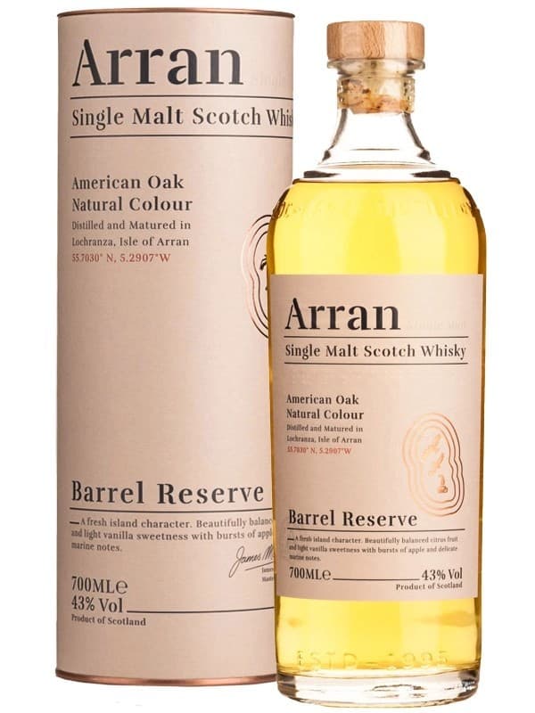 Віскі Арран, Баррел Резерв / Arran, Barrel Reserve, 43%, 0.7л, у тубусі