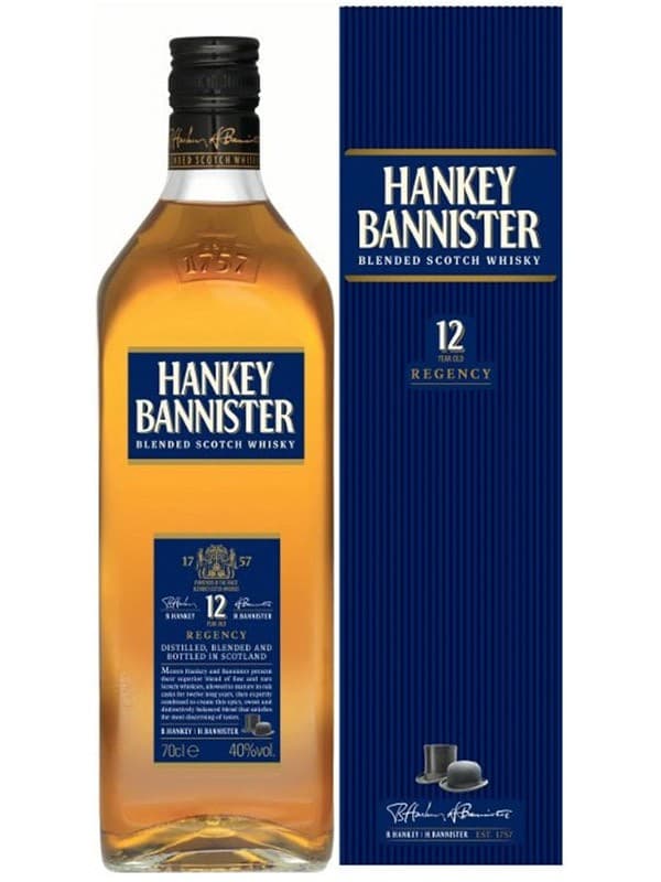 Віскі Ханкі Банністер / Hankey Bannister, 12 років, 40%, 0.7л, в коробці