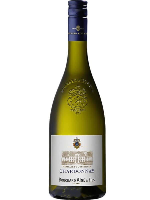 Вино Ерітаж дю Консейє, Шардоне / Heritage du Conseiller, Chardonnay, Bouchard Aine & Fils, біле сухе 0.75л