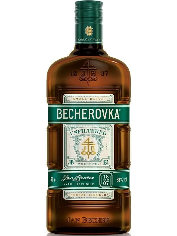 Лікер Бехеровка, Анфільтред / Becherovka,Unfiltered, 38%, 0.5л
