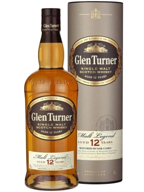 Віскі Глен Тернер / Glen Turner, 12 років, 40%, 0.7л, в тубусі