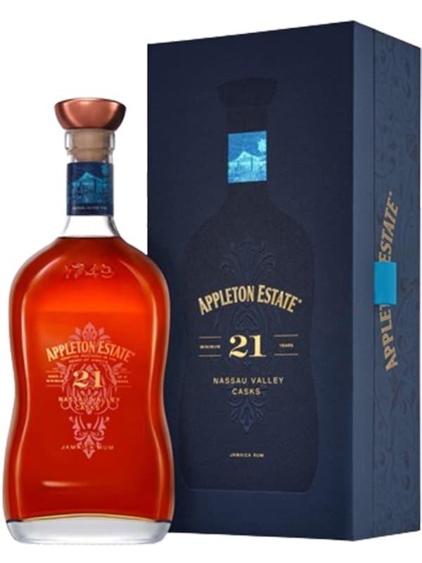 Ром Епплтон Естейт / Appleton Estate, 21 рік, 43%, 0.7л, в подарунковій коробці