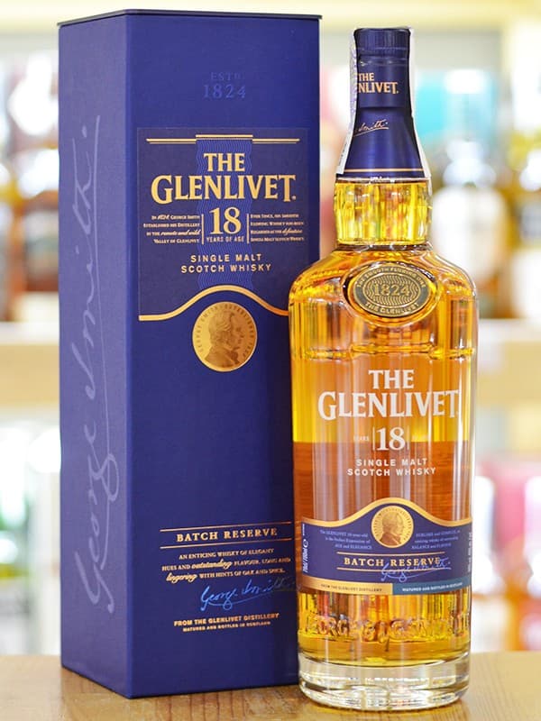 Віскі Гленлівет / Glenlivet, 18 років, 43%, 0.7л, в коробці