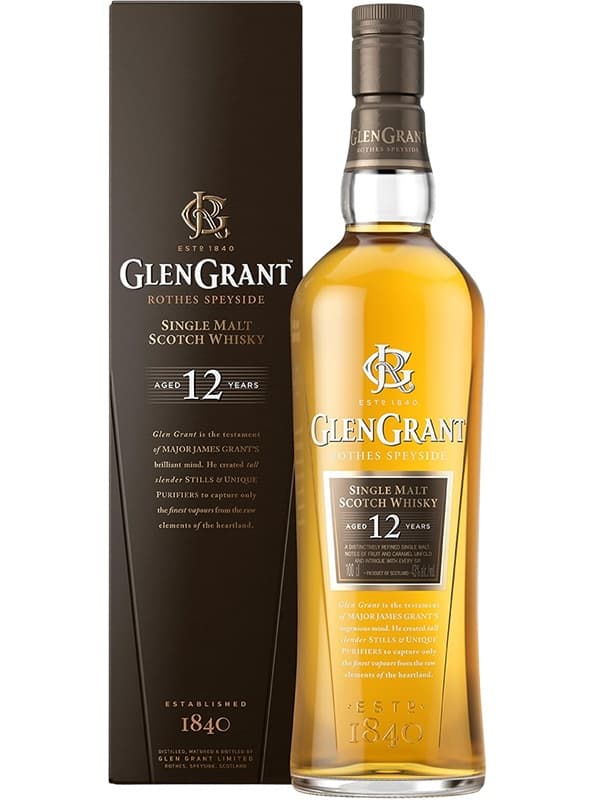 Віскі Глен Грант / The Glen Grant, 12 років, 43%, 1л, в коробці