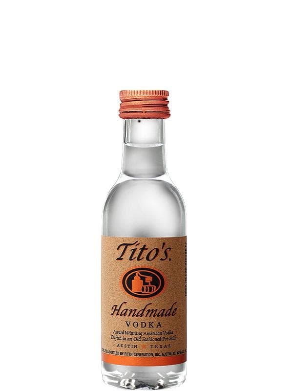 Горілка Хендмейд, Тітос / Vodka Handmade, Tito's, 40%, 0.05л
