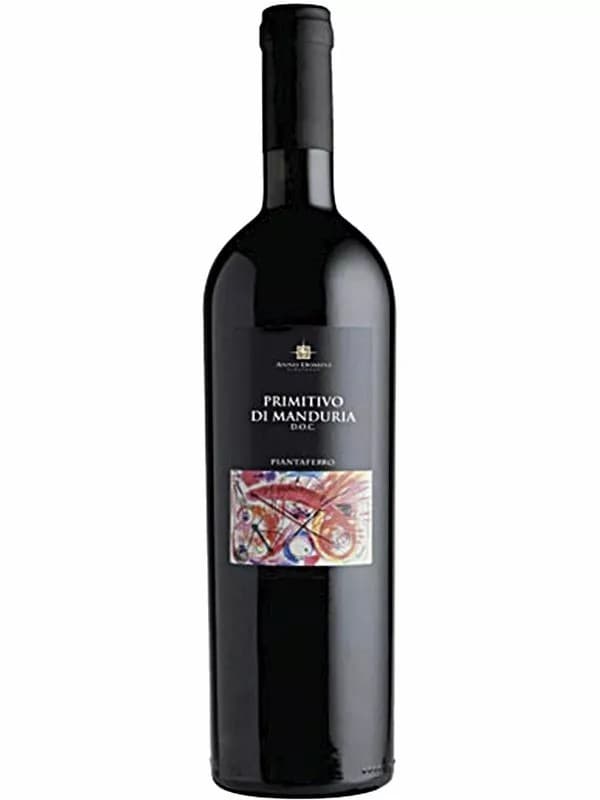 Вино Примітиво ді Мандур / Primitivo di Manduria, Piantaferro, червоне сухе 0.75л