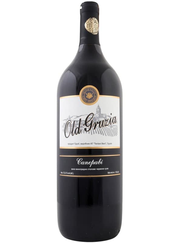 Вино Сапераві, Old Gruzia, червоне сухе 12.5% 1.5л
