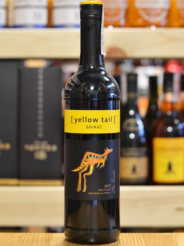 Вино Шираз / Shiraz, Yellow Tail, червоне сухе 0.75л