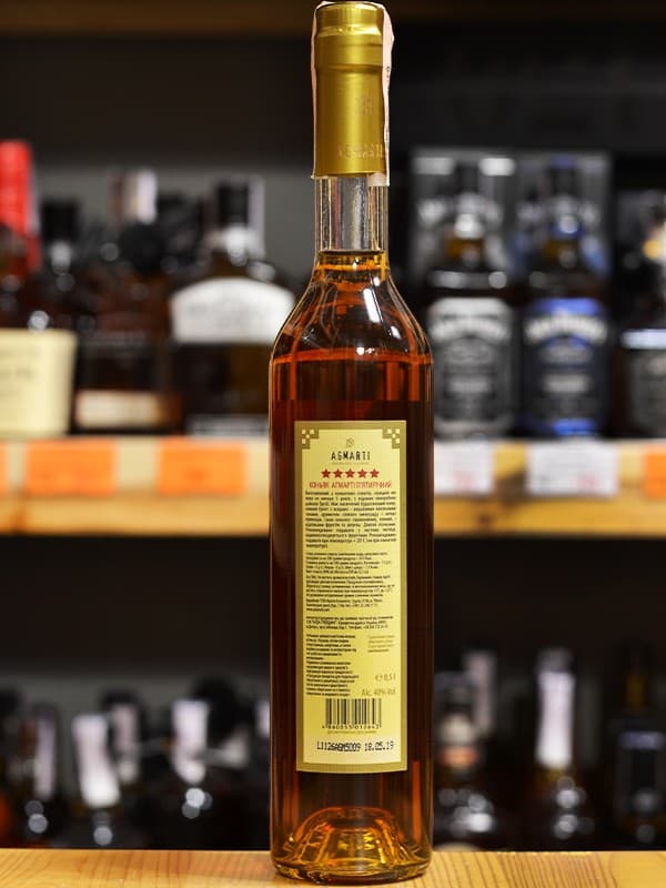 Бренді Агмарті / Agmarti, 5 років, 40%, 0.5л