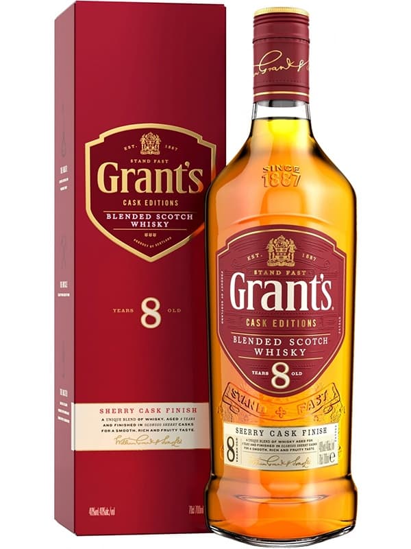 Віскі Грантс, Шеррі Каск / Grant's, Sherry Cask, 8 років, 40%, 0.7л