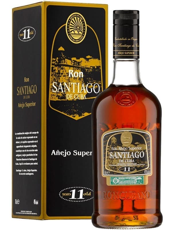 Ром Сантьяго де Куба, Аньехо Суперіоре / Santiago de Cuba, Anejo Superiore, 11 років, 40%, 0.7л, в коробці