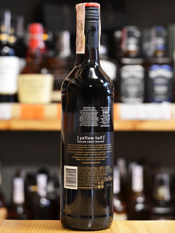 Вино Медіум Світ Ред Ру / Medium Sweet Red Roo, Yellow Tail, червоне напівсолодке 12% 0.75л