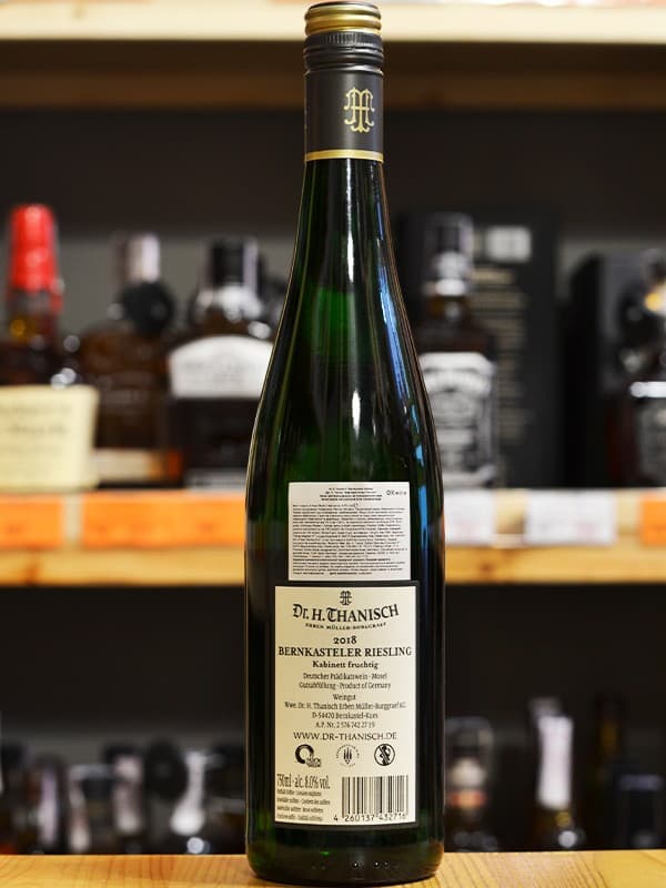 Вино Рислінг, Таніш / Riesling, Dr. Thanisch, біле напівсолодке 7.5% 0.75л