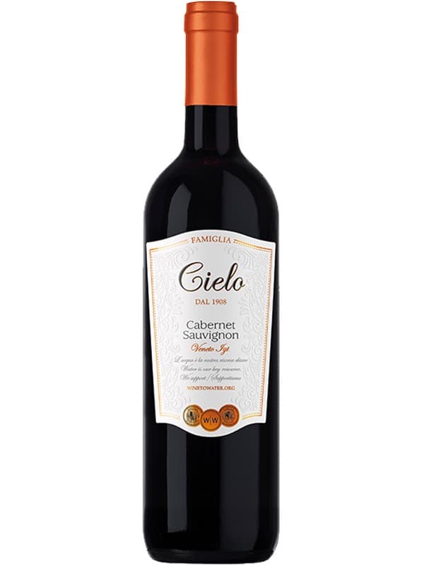 Вино Каберне Совіньйон / Cabernet Sauvignon, Trevenezie, Cielo e Terra, червоне сухе 0.75л