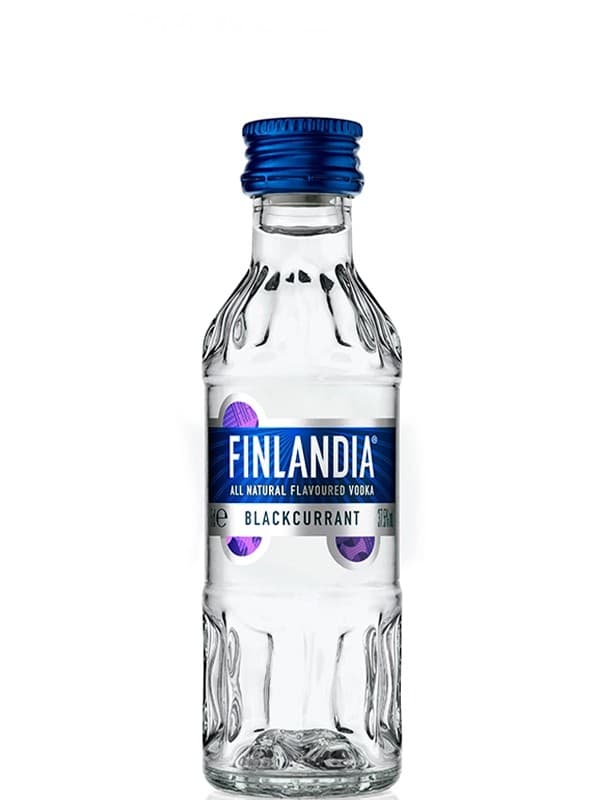 Горілка Фінляндія Чорна Cмородіна / Finlandia, Black Currant 40%, 0.05л