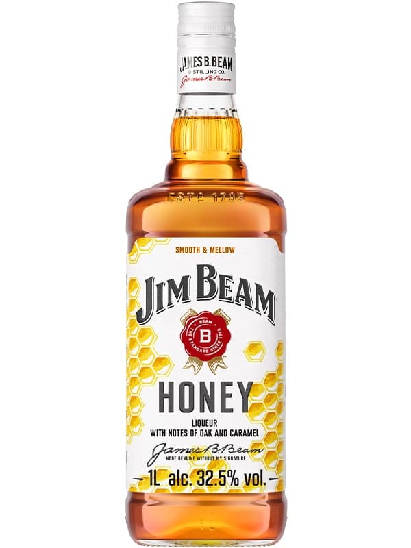 Лікер на основі бурбону Джим Бім, Хані / Jim Beam, Honey, 32.5%, 1л