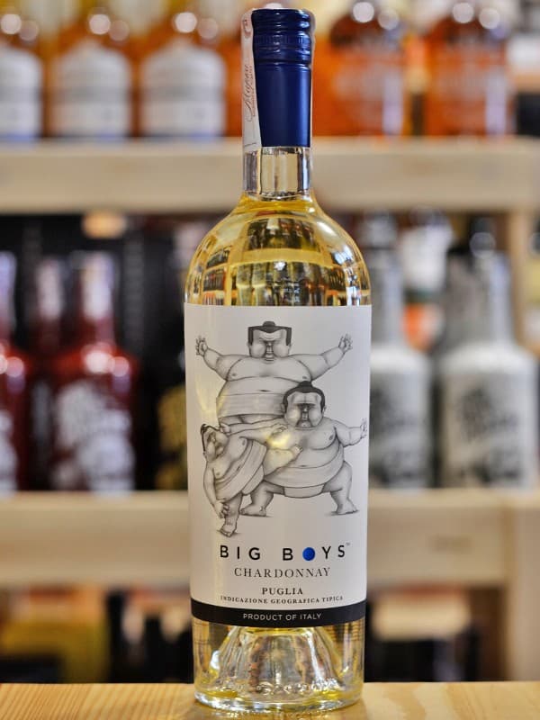 Вино Шардоне, Біг Бойз / Chardonnay, Big Boys, Mare Magnum, біле сухе 0.75л