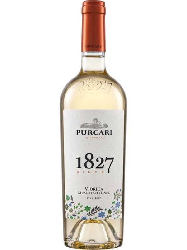 Вино Віоріка та Мускат Оттонель / Viorica & Muscat Ottonel, Purcari, біле сухе 0.75л