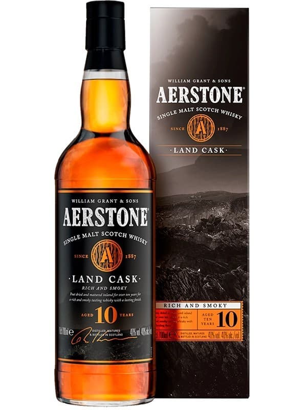 Віскі Аерстоун, Ленд Каск / Aerstone, Land Cask, 10 років, 40%, 0.7л, в коробці