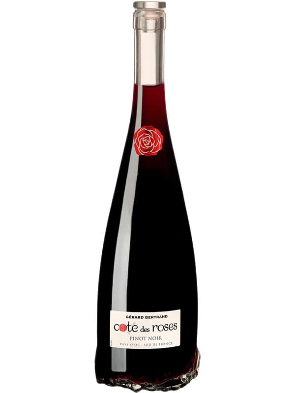 Вино Кот де Роз, Піно Нуар / Cote des Roses, Pinot Noir, Gerard Bertrand, червоне сухе 0.75л