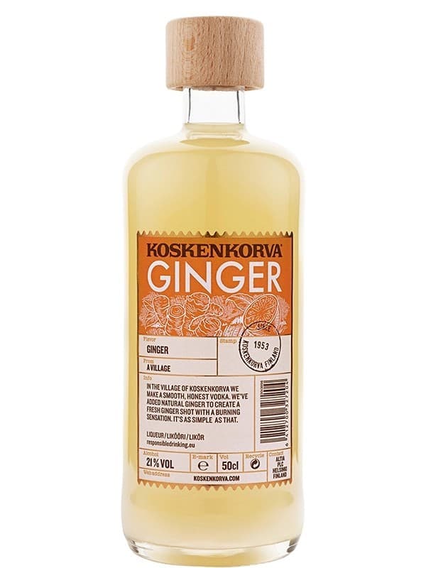 Лікер Коскенкорва, Імбир / Koskenkorva, Ginger, 21%, 0.5л
