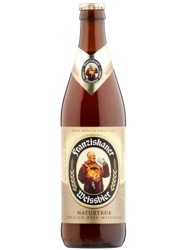 Пиво Хефе-Вайс, Францісканер / Hefe-Weisse, Franziskaner, 5%, 0.5л
