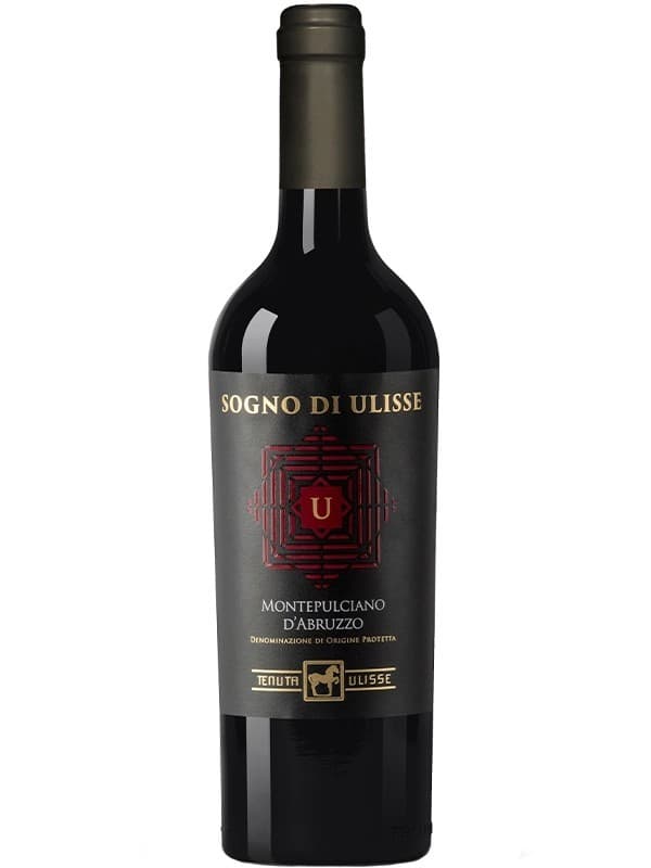Вино Сонье ді Уліссе, Монтепульчано д'Абруццо / Sogno di Ulisse, Montepulciano d'Abruzzo, Tenuta Ulisse, червоне напівсухе 0.75л