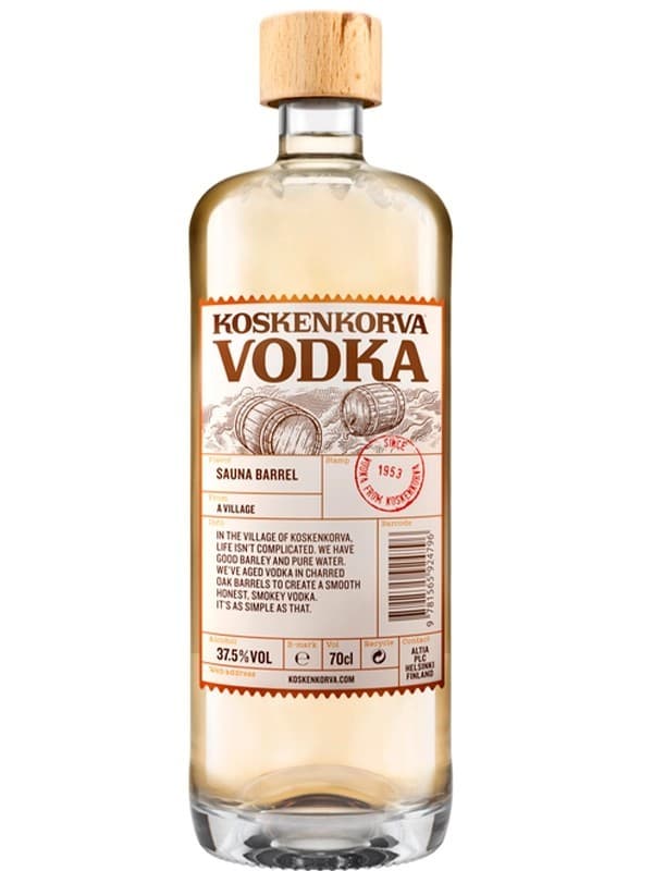 Горілка Коскенкорва, Сауна Баррел / Koskenkorva, Sauna Barrel, 37.5%, 0.7л