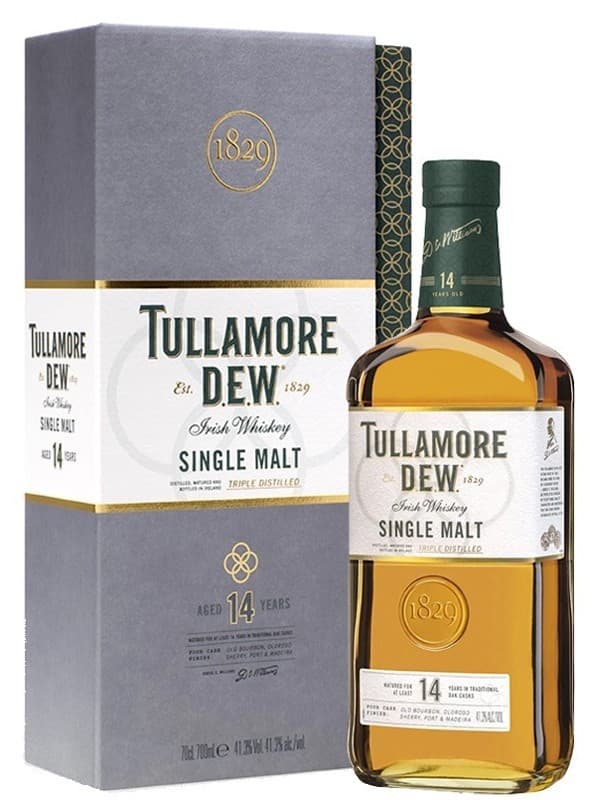 Віскі Талламор Дью / Tullamore Dew, 14 років, 41,3%, 0.7л, в подарунковій коробці