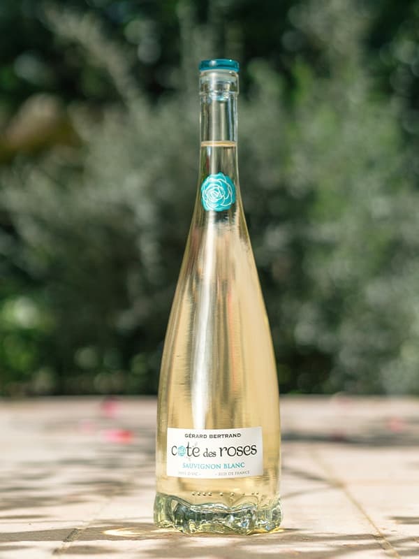 Вино Кот де Роз, Совіньйон Блан / Cote des Roses, Sauvignon Blanc, Gerard Bertrand, біле сухе 0.75л