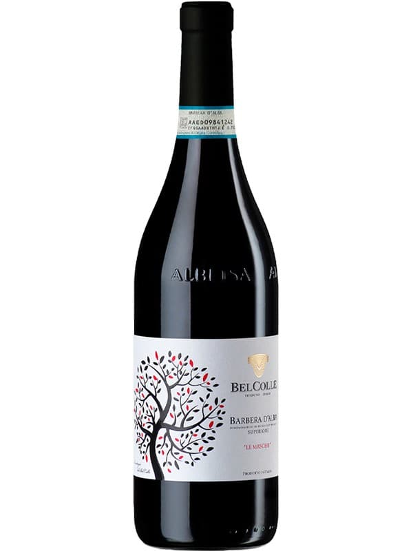 Вино Барбера д'Альба, Суперіоре, Ле Маше / Barbera d'Alba, Superiore, Le Masche, Bel Colle, червоне сухе 0.75л