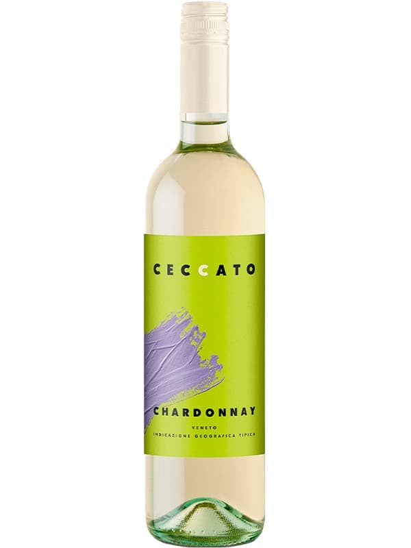 Вино Чеккато, Шардоне / Ceccato, Chardonnay, Cantine Riondo, біле сухе 0.75л
