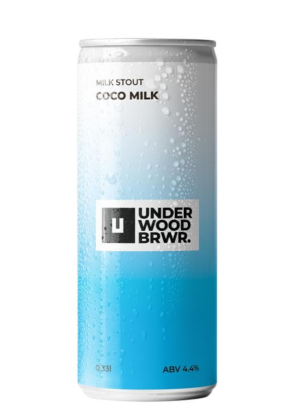 Пиво Коко Мілк / Coco Milk, Underwood Brewery, ж/б, 4.4%, 0.33л