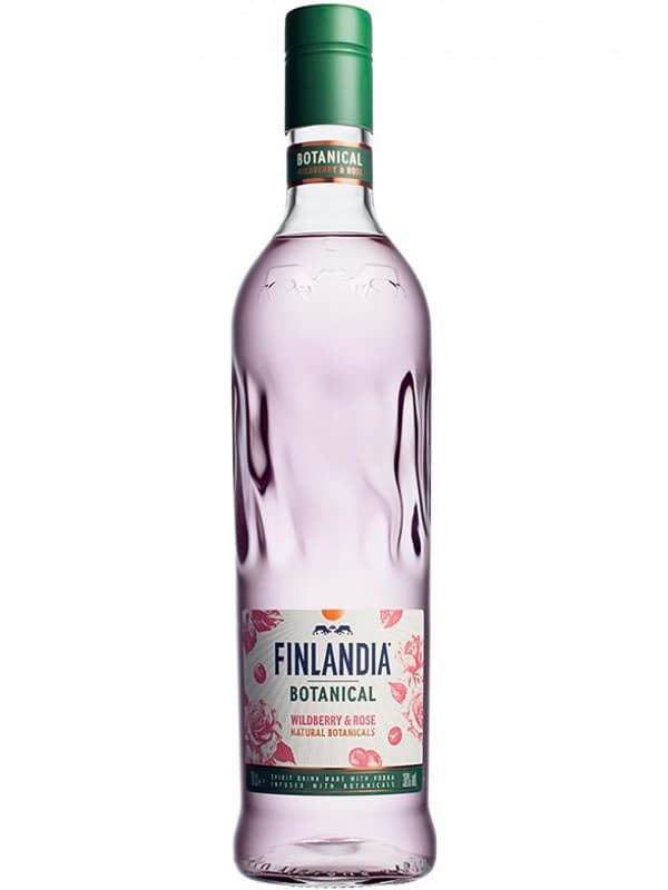 Горілка Фінляндія, Ботанікал, Лісова ягода та Троянда / Finlandia, Botanical, Wildberry & Rose, 30%, 0.7л