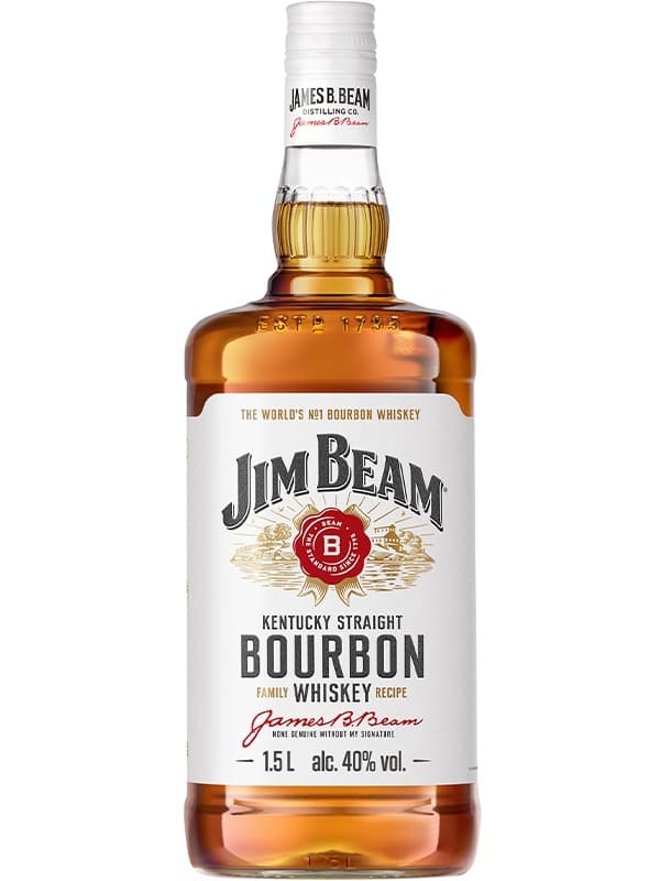 Бурбон Джим Бім, Уайт / Jim Beam, White, 4 роки, 40%, 1.5л
