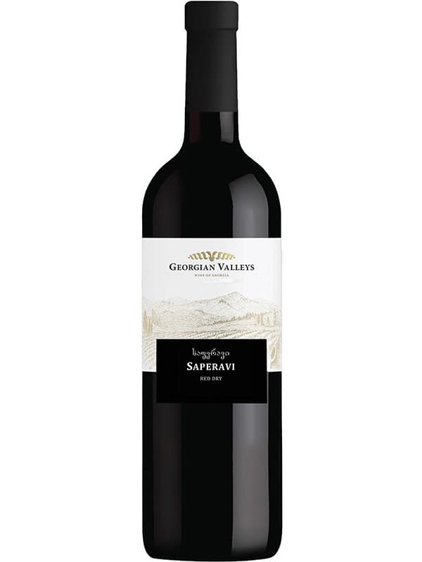 Вино "Сапераві", Ред Драй / "Saperavi", Red Dry, Georgian Valleys, червоне сухе 0.75л