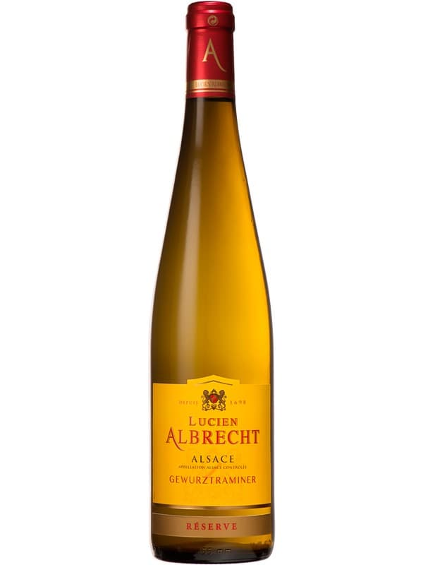 Вино Гевюрцтрамінер, Резерв / Gewurztraminer, Reserve, Lucien Albrecht, біле напівсухе 0.75л