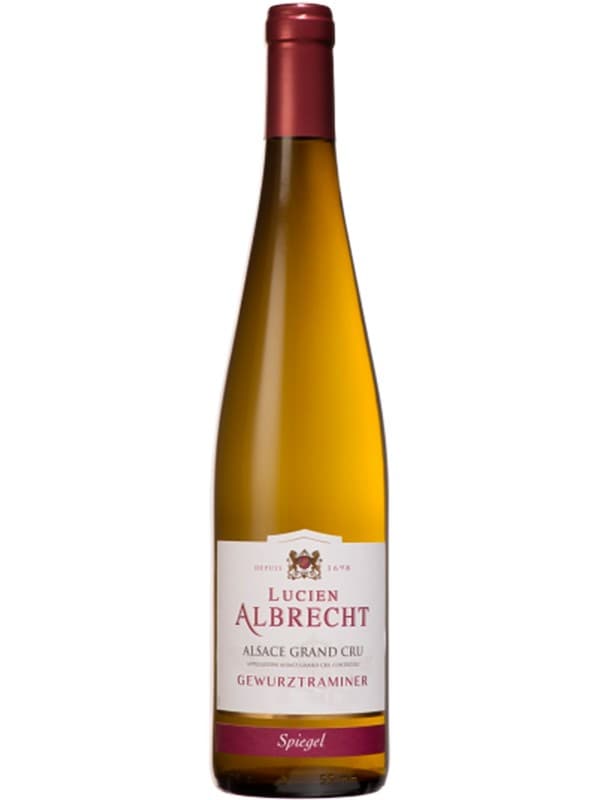 Вино Гевюрцтрамінер, Гран Крю Шпігель / Gewurztraminer, Grand Cru Spiegel, Lucien Albrecht, біле напівсолодке 0.75л