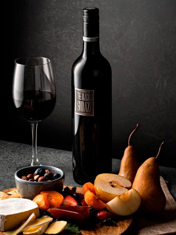 Вино "Зе Блек Шираз" / "The Black Shiraz", Metal Label, Berton Vineyards, червоне сухе 0.75л