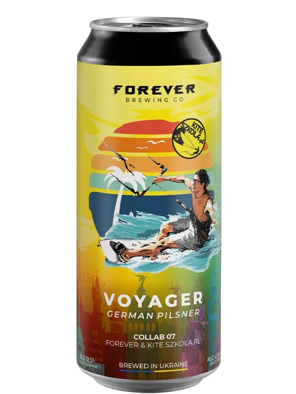 Пиво Вояджер, Форевер / Voyager, Forever, Volynski Browar, з/б, 4.5%, 0.5л