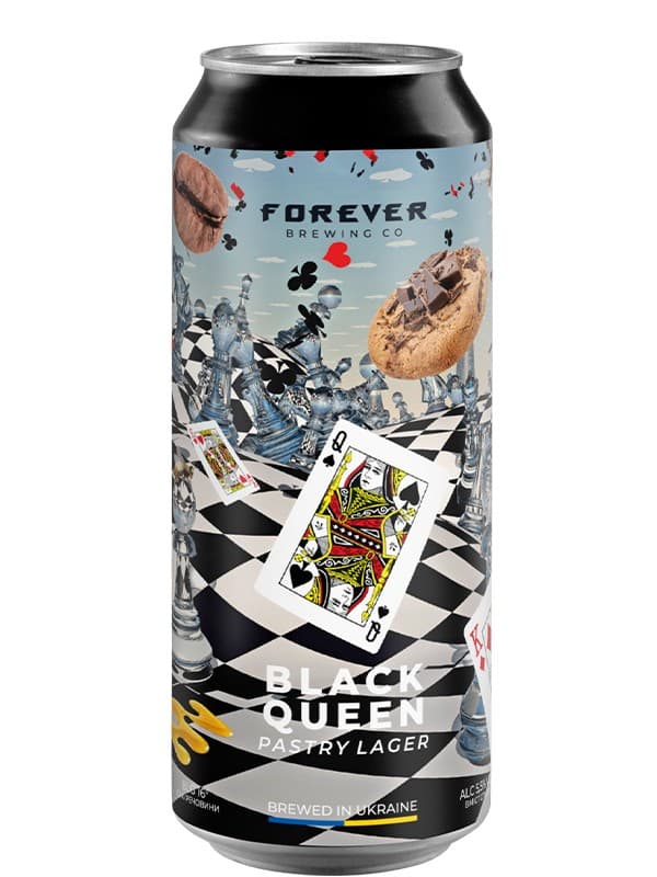 Пиво Блек Квін, Форевер / Black Queen, Forever, Volynski Browar, з/б, 5.5%, 0.5л