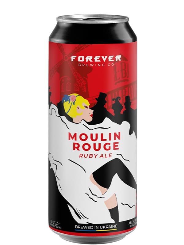 Пиво Мулен Руж, Форевер / Moulin Rouge, Forever, Volynski Browar, з/б, 4.5%, 0.5л