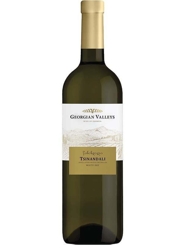 Вино "Цинандалі", Вайт Драй / "Tsinandali", White Dry, Georgian Valleys, біле сухе 0.75л