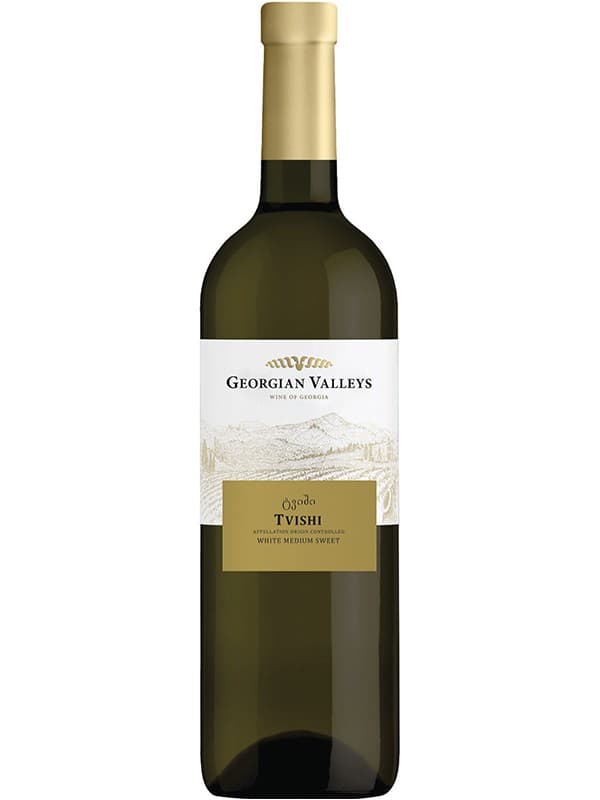 Вино "Твіши", Медіум Світ Вайт / "Tvishi", Medium Sweet White, Georgian Valleys, біле напівсолодке 0.75л