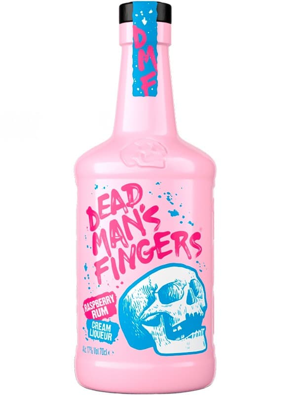 Лікер на основі рому Дед Менс Фінгерс (ДМФ), Малина & Крем / Dead Man’s Fingers (DMF), Raspberry Rum Cream Liqueur, 15%, 0.7л