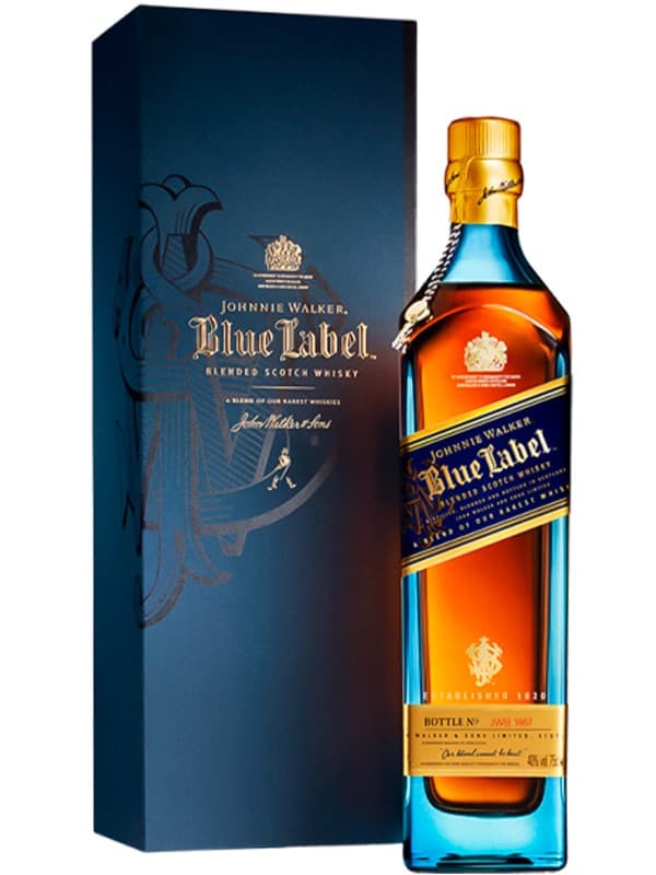 Віскі Блю Лейбл / Blue Label, Johnnie Walker, 25 років, 40%, 0.75л, в подарунковій коробці