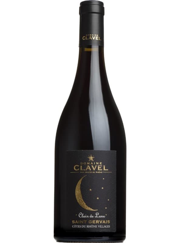 Вино "Домен Клавель" Клер де Лун, Кот-дю Рон Вілляж / "Domaine Clavel" Clair de Lune, Cotes du Rhone Villages, червоне сухе 0.75л